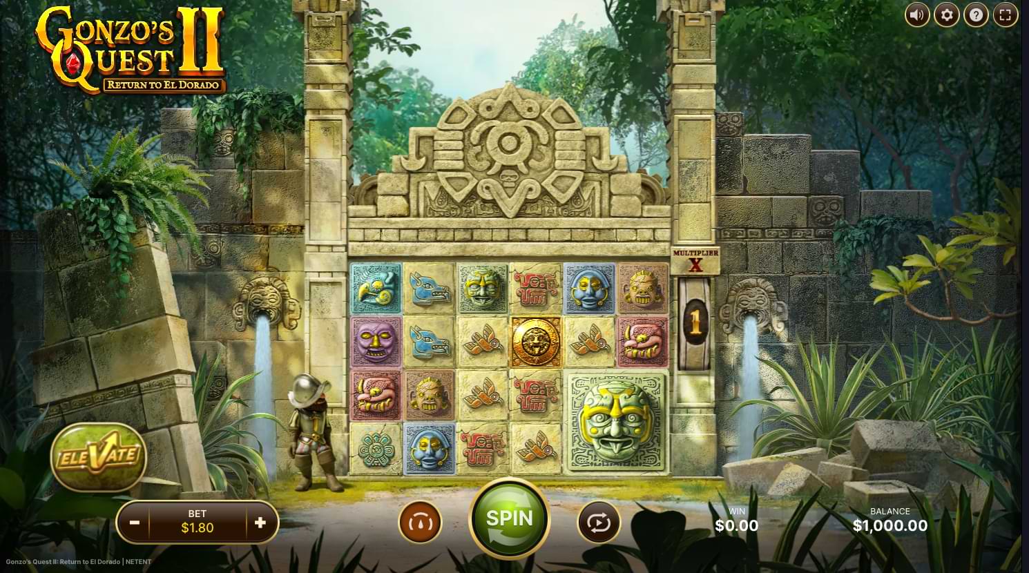 Gonzo's Quest 2 gameplay