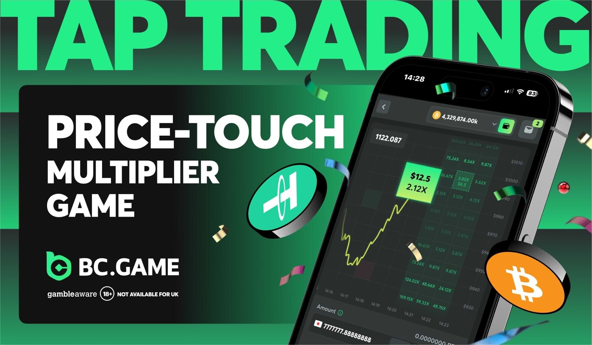 BC.GAME Introduces Tap Trading – A Simple, High-Stakes Way to Play the Crypto Market BC.Game tap trading