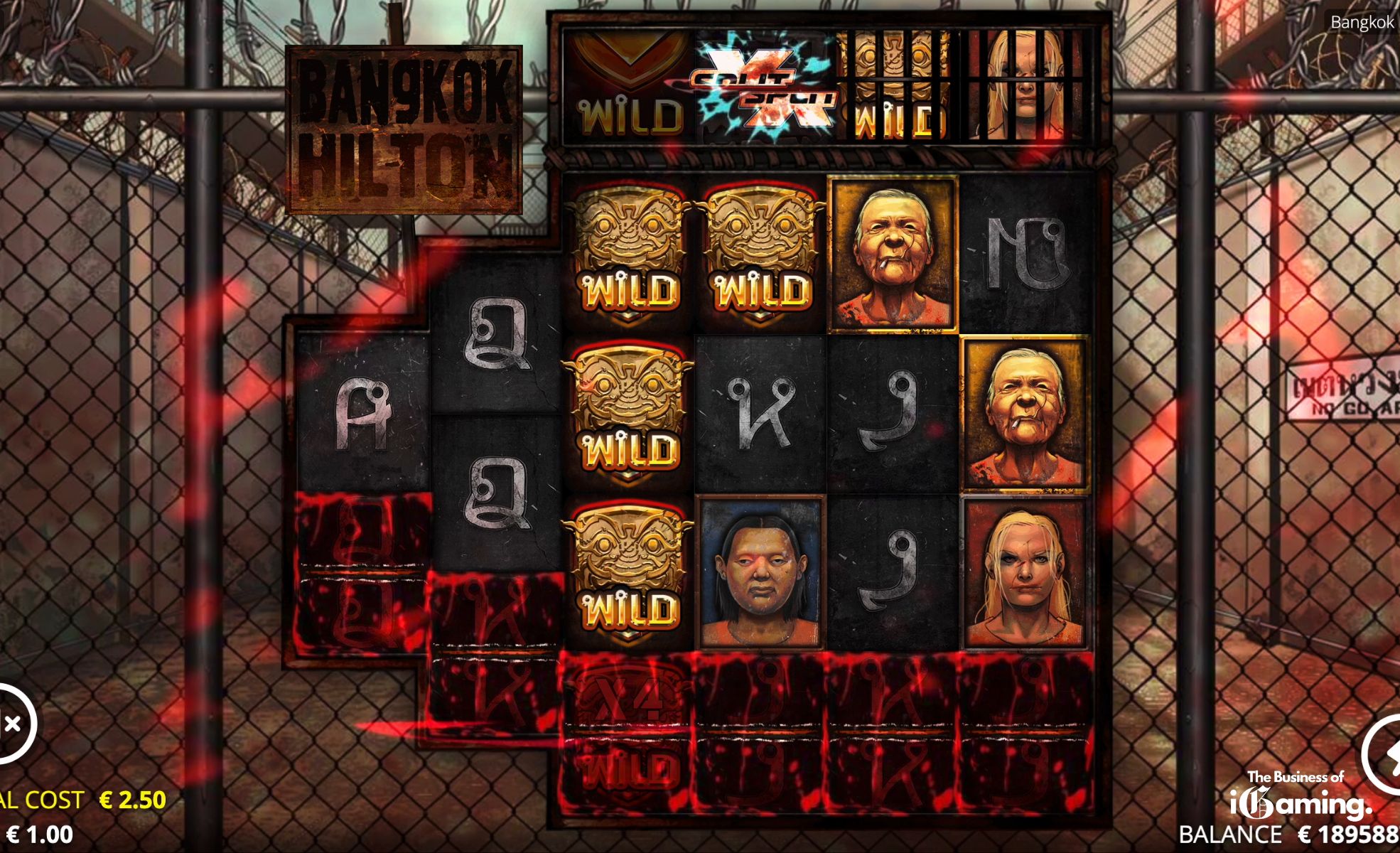 Bangkok Hilton NoLimit City slot wilds