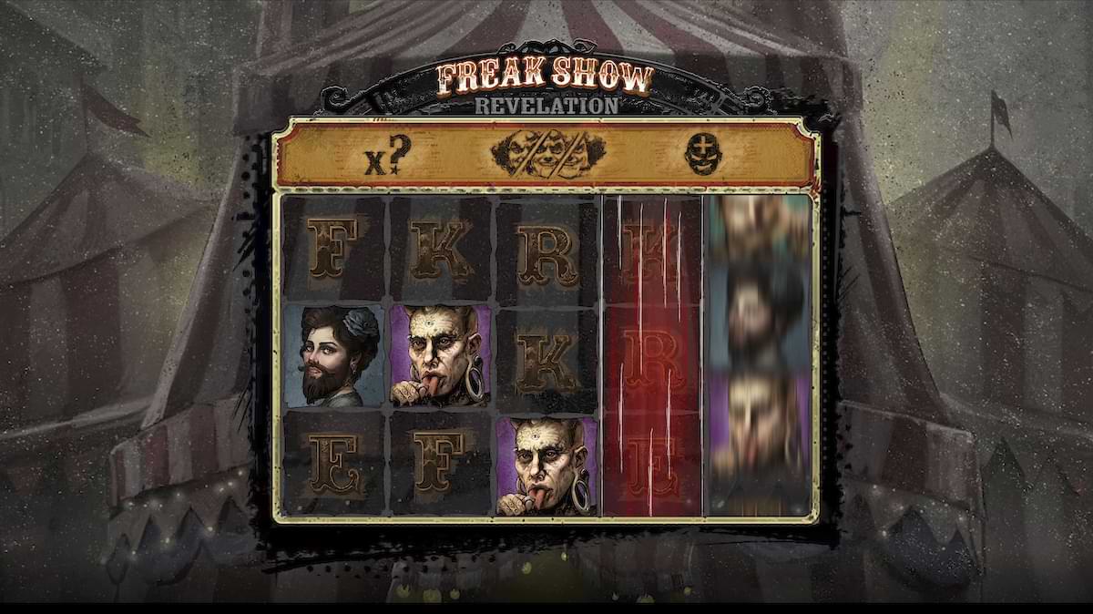 Freak Show Revelation Sneaky Slots base game