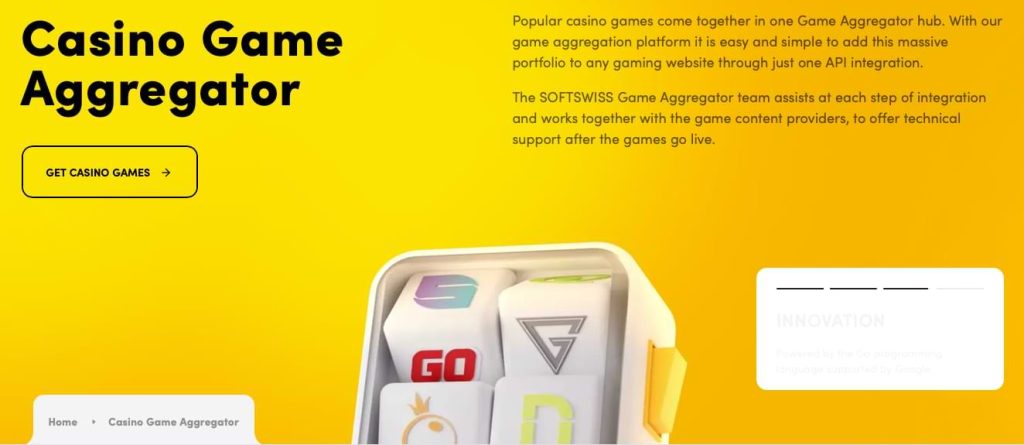 softswiss casino game aggregator