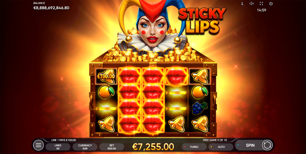 Sticky Lips slot Endorphina