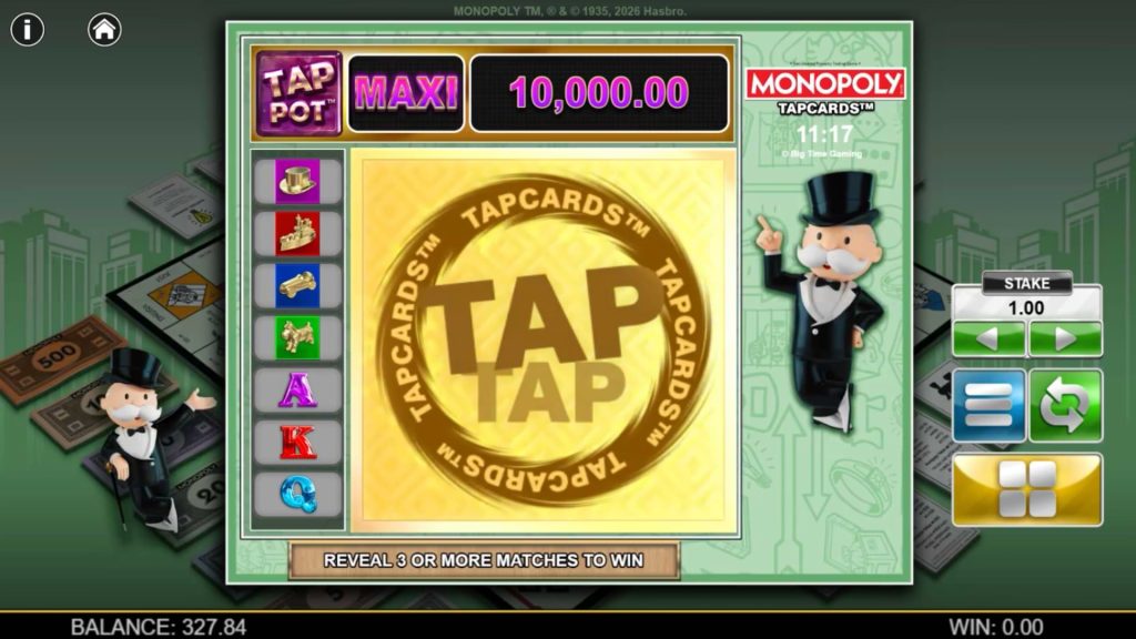Monopoly Tapcards base game