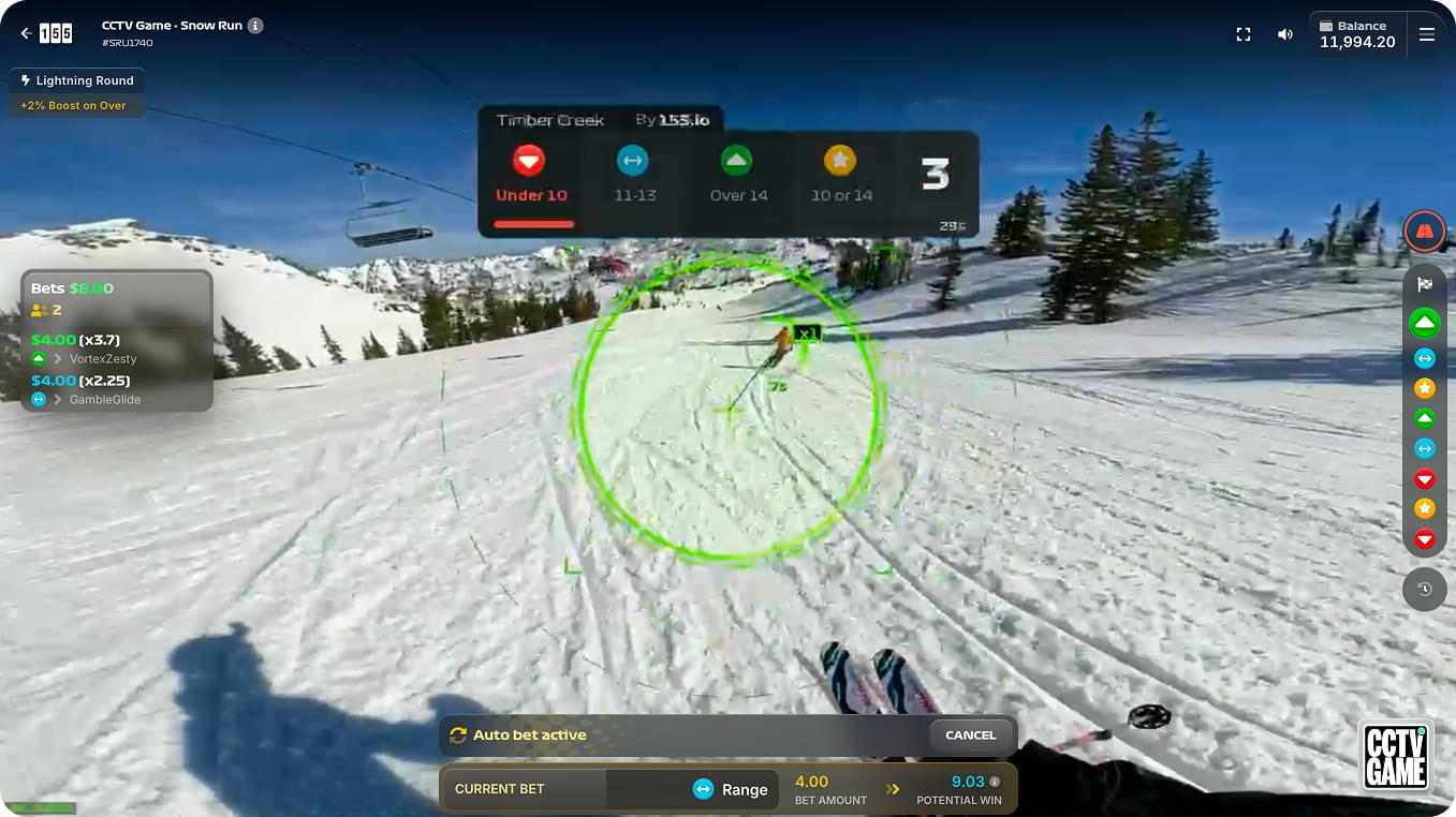 155.io Launches Snow Run, Expanding Its Real-World Betting Format into Winter Sports Snow Run CCTV Game 155.io