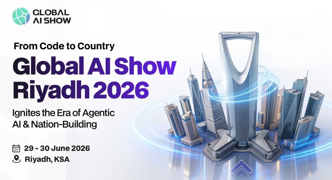 Global AI Show Riyadh 2026 highlighting Saudi Arabia's AI ambitions and the country's role in advancing agentic AI, innovation and digital transformation.