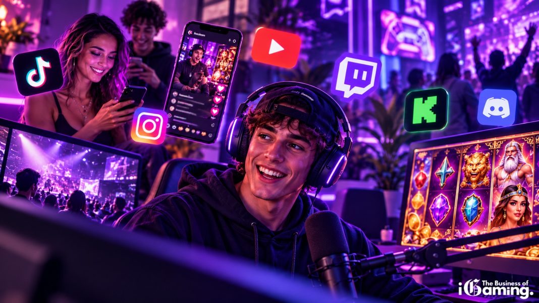Gen Z iGaming player discovering casino content through streamers, social media and online communities