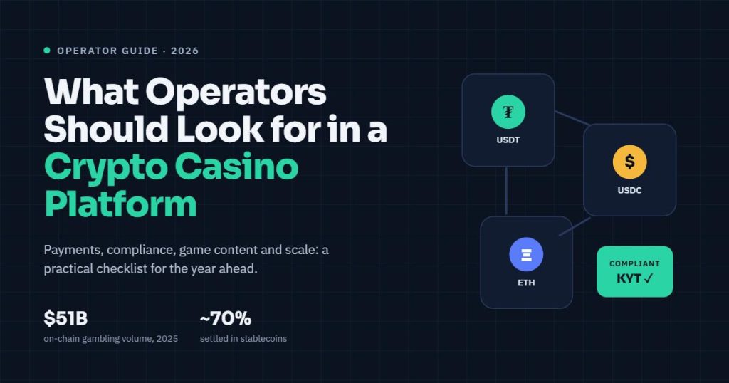 What operators should look for in a crypto casino platform in 2026
